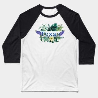 Texas Flower Baseball T-Shirt